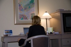 Sarah writes her posts after a hard day wine tasting