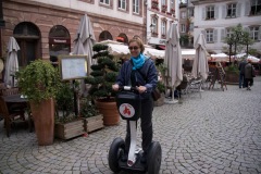 Sarah on a Segway tour of Strasbourg