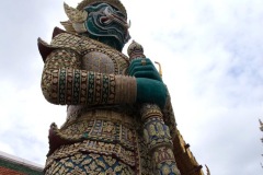 A guard at Wat Phra Kaew