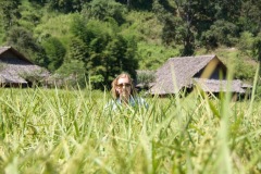Prize if you can find the Sarah in the rice field.