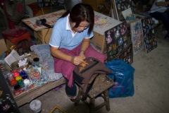 Umbrella painter branches out