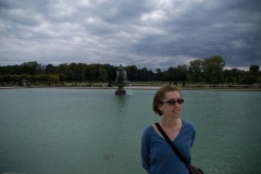Is that a shark behind her?