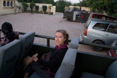 Sarah ready for tiger spotting