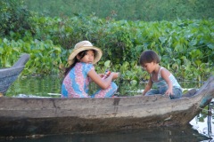 Floating children